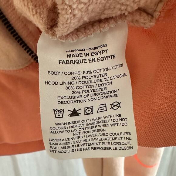 Nike Light Pink Zip Up Baggy Hoodie Womens Size Medium - Picture 5 of 8